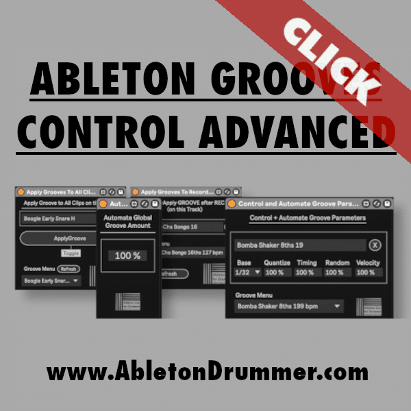 Ableton Groove Control Advanced