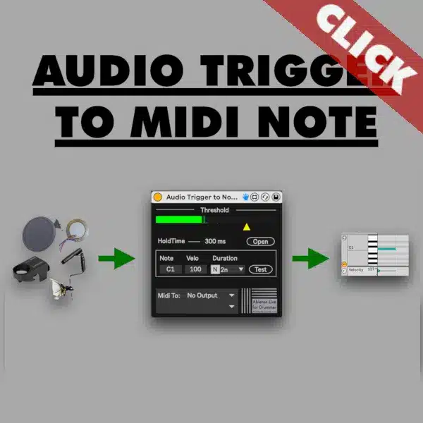 Audio Trigger To MIDI Note in Ableton Live