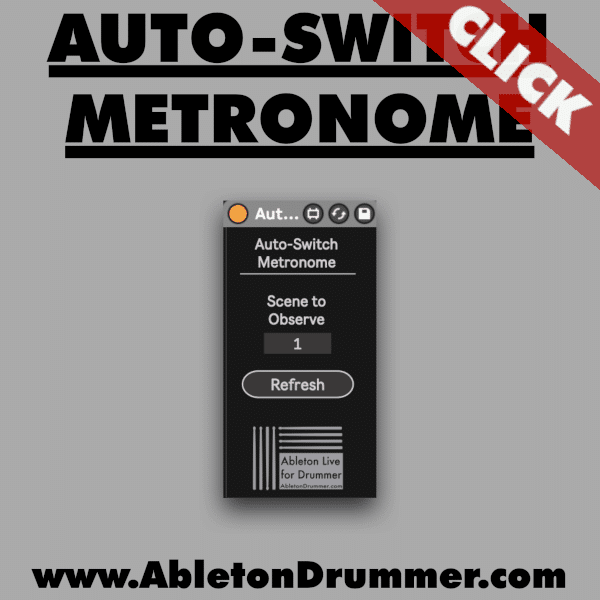 Auto-Switch Metronome in Ableton Live IF Clip is present