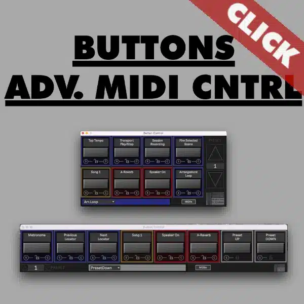Advanced MIDI Control for Ableton Live BUTTONS