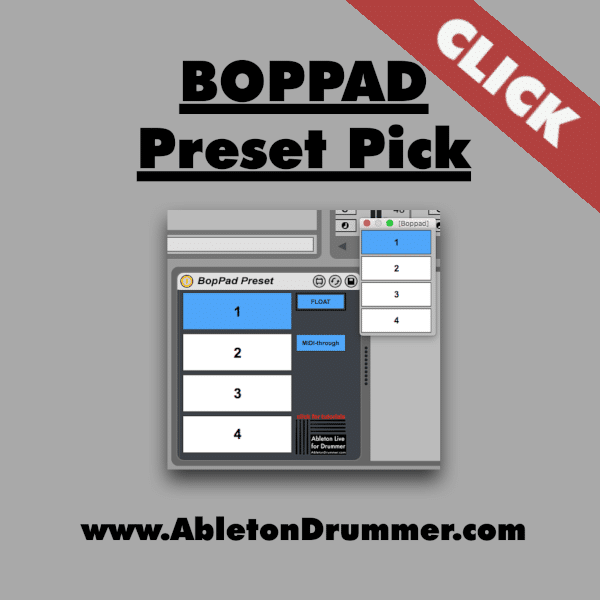 BopPad Preset Selector for Ableton Live