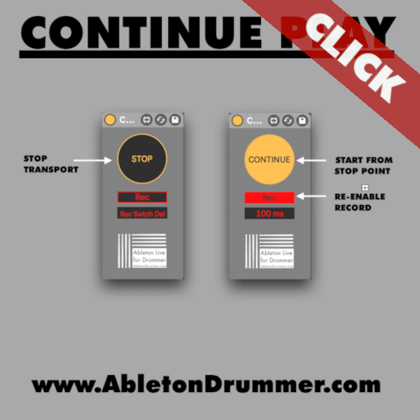 Continue Play and Record in Ableton Arrangement