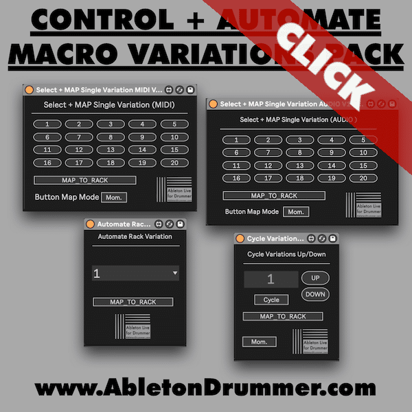Control + Automate Macro Variations in Ableton Live