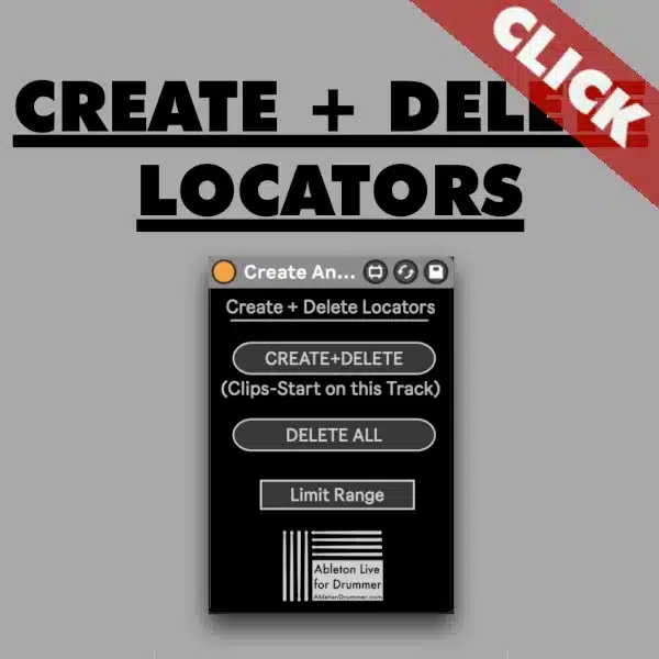 Create and Delete Locators in Ableton Live’s Arrangement