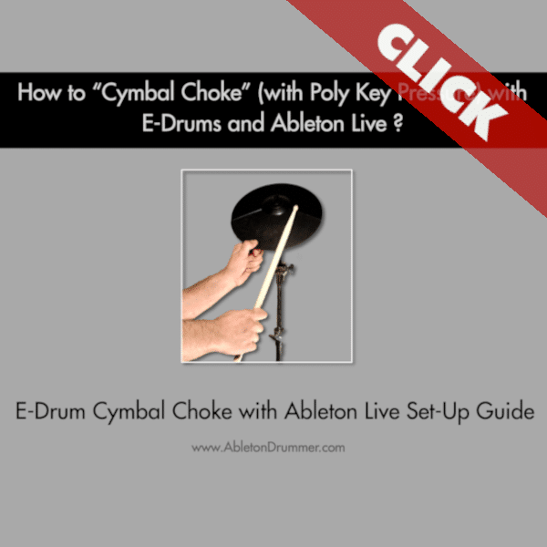 How to choke cymbals via edrums in ableton live
