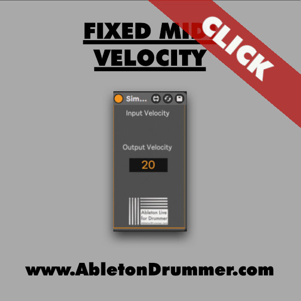 Fixed Velocity for Ableton Live