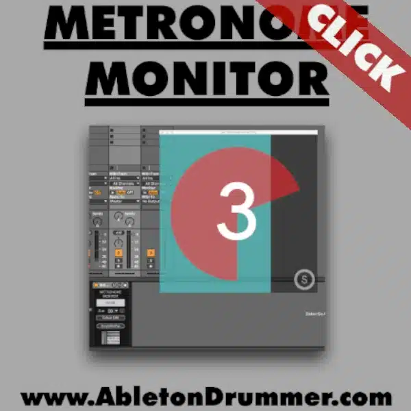 Metronome Monitor Pop-Up for Ableton Live – Max for Live device