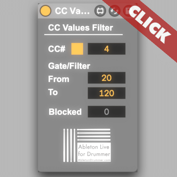 MIDI CC Values Filter