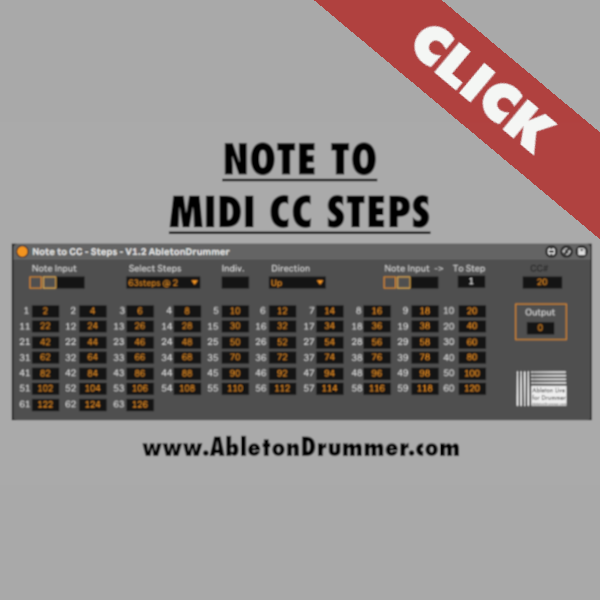Note To MIDI CC Steps