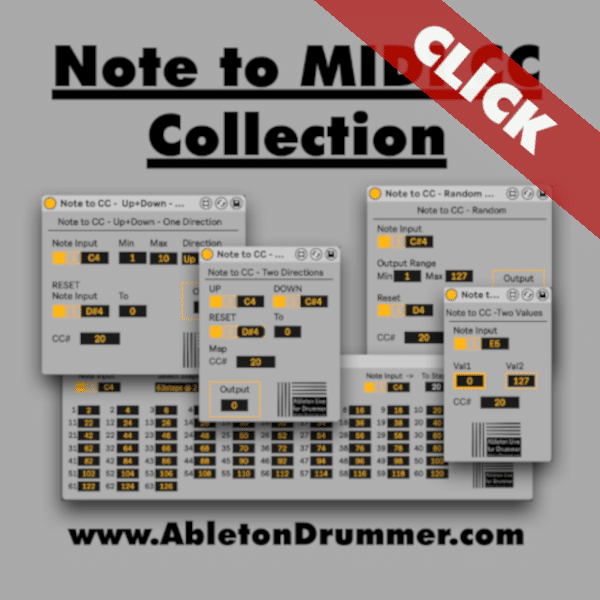 MIDI Note to CC Collection