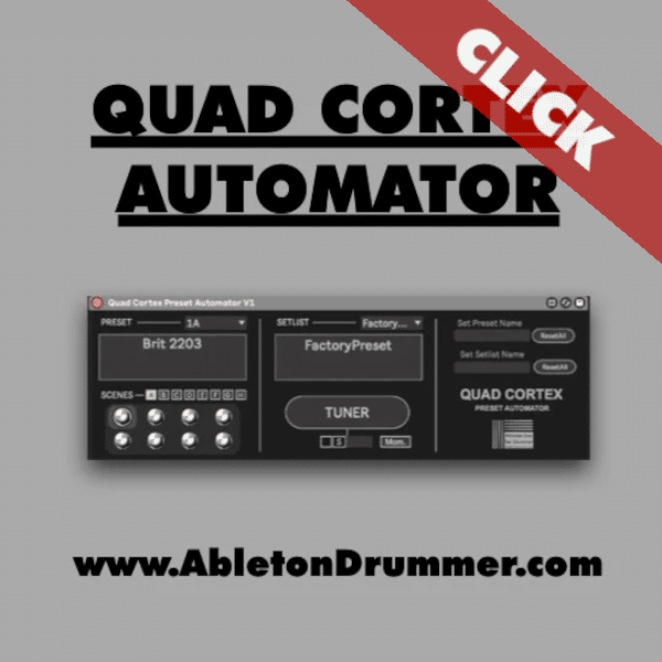 Quad Cortex Automation with Ableton Live