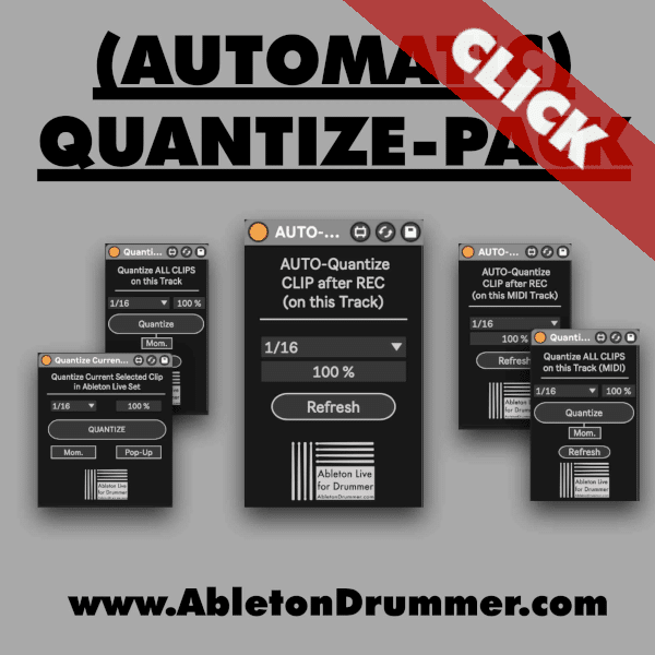 Quantize MIDI and audio in ableton live