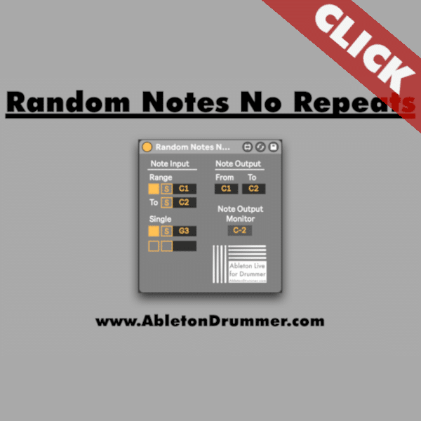 Random notes generator for ableton live