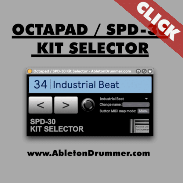 Roland SPD 30 Octapad with Ableton Live