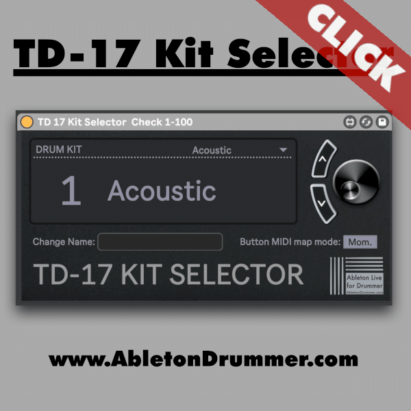 Roland TD-17 with Ableton Live