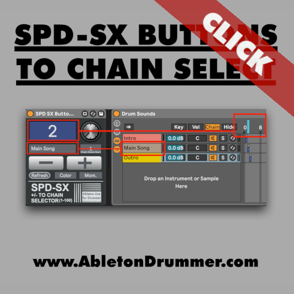 SPD SX Chain Selector for Ableton Live
