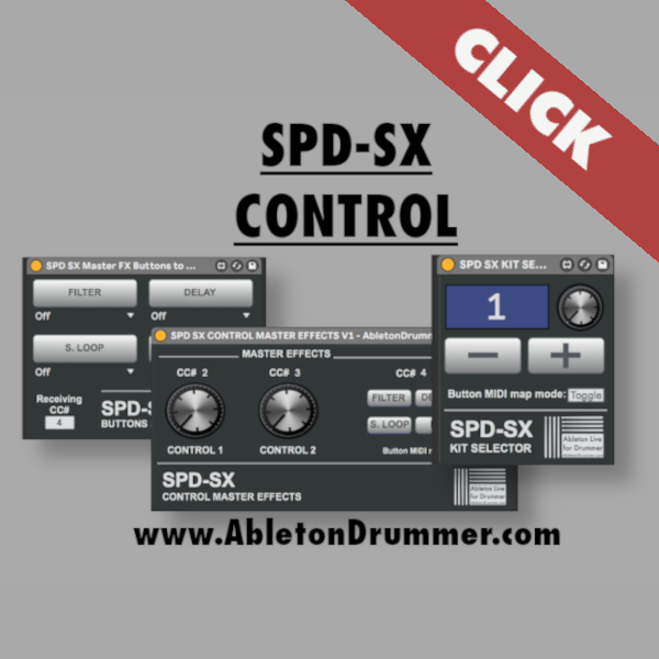 Control SPD-SX with Ableton Live
