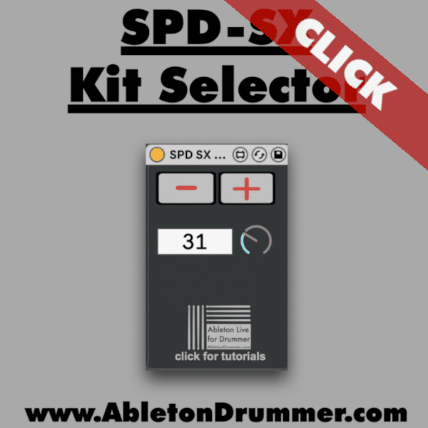 Change Kits on SPD-SX in Ableton Live