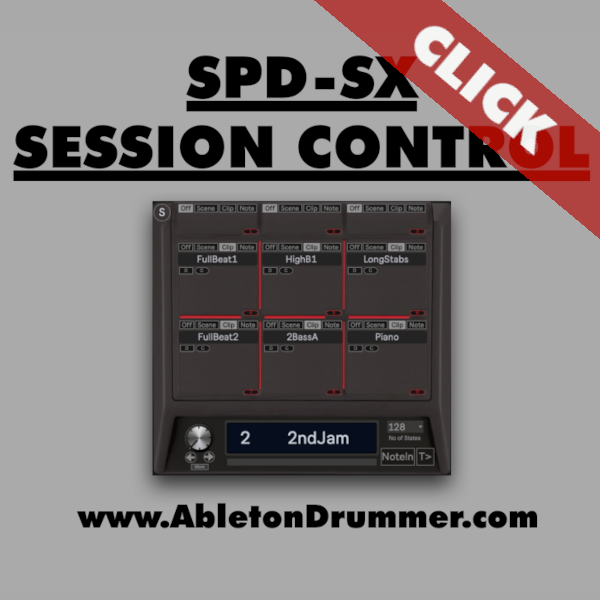 Ableton Session Control via SPD SX