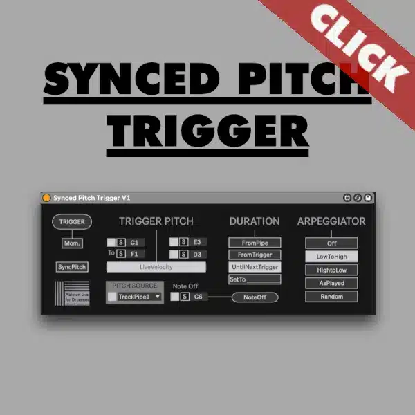 Synced Pitch Trigger for Ableton Live