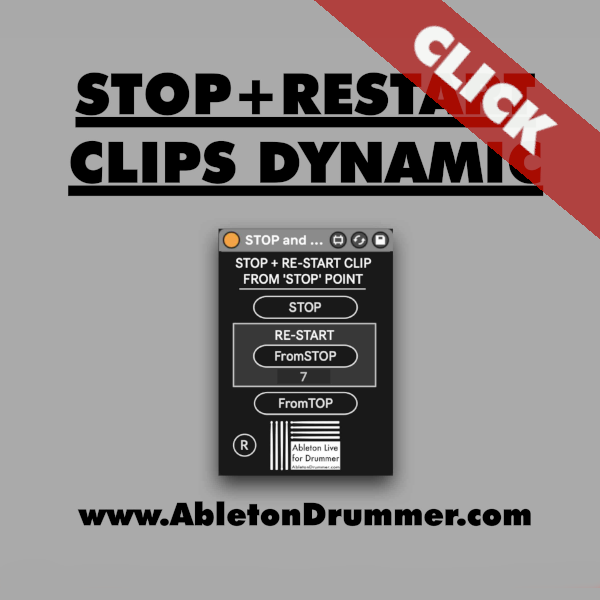 Stop and Re-Play Clips in Ableton Live