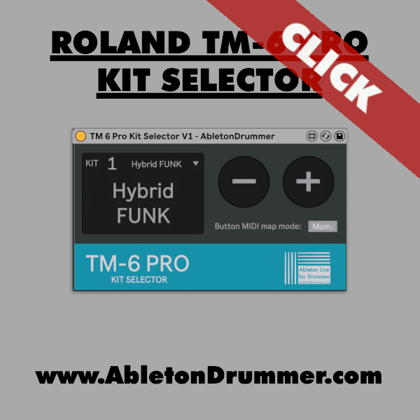 Roland TM 6 PRO with Ableton Live