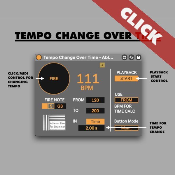 BPM Change over time in Ableton Live