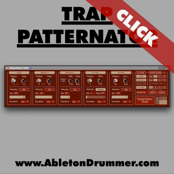 Trap Beat Generator for Ableton Live