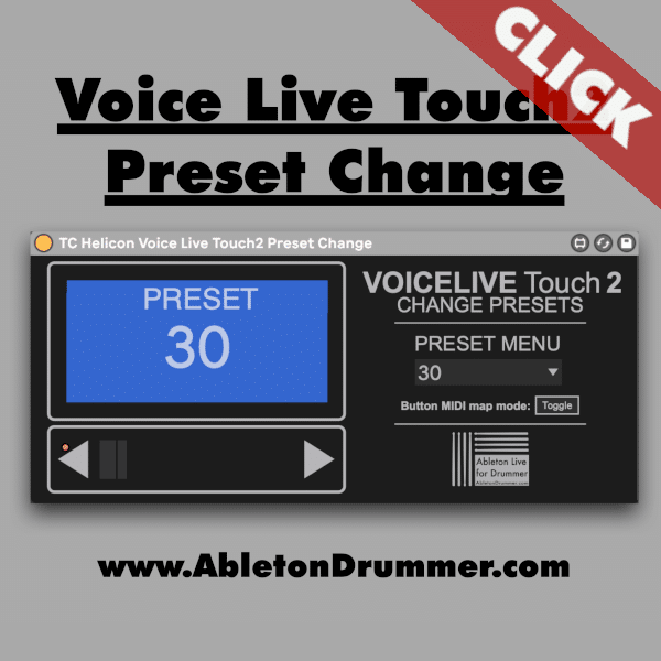 Control Voice Live Touch with Ableton