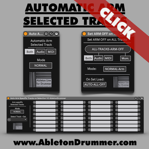 Automatic ARM Selected Tracks in Ableton