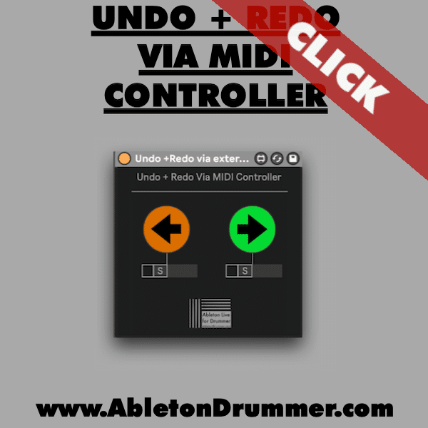 Trigger UNDO via MIDI Controller in Ableton Live